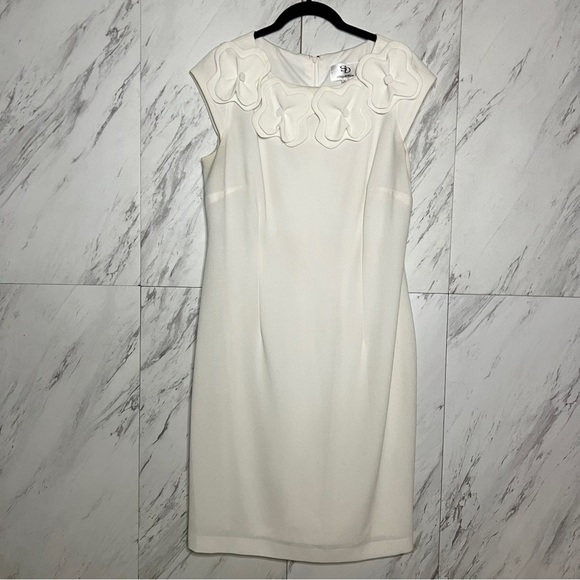 SD Collection Dresses & Skirts - SD Collection Floral Applique Sleeveless Dress SZ 12